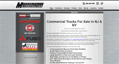 Desktop Screenshot of metropolitantrucksales.com